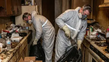 Почистване след клошар Хасково