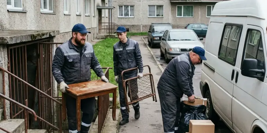 Разчистване на мазета след наводнение Ловеч