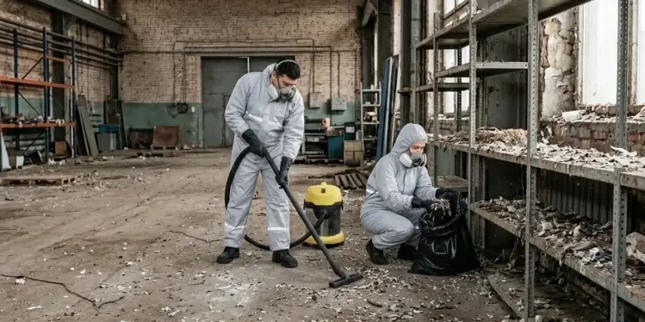 Почистване на изолация, замърсена от гълъби Търговище