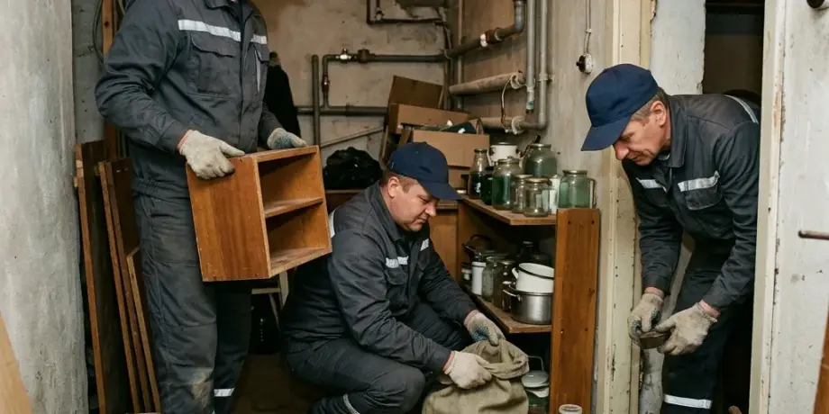 Разчистване на мазета с отпадъци и стари вещи Сливен